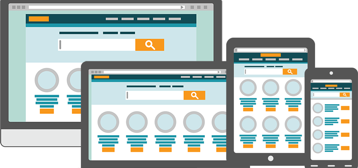Responsive Web Design Schematic