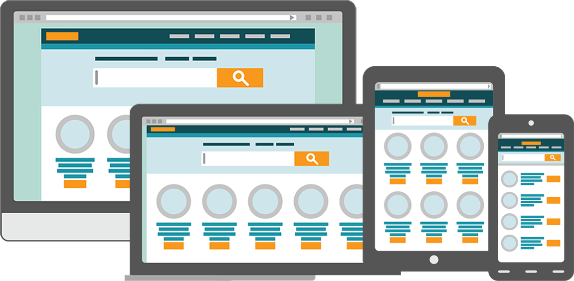 Responsive Web Design Schematic