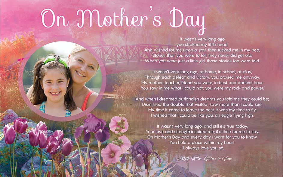 Art Poetry eCommerce Mother's Day Design Product