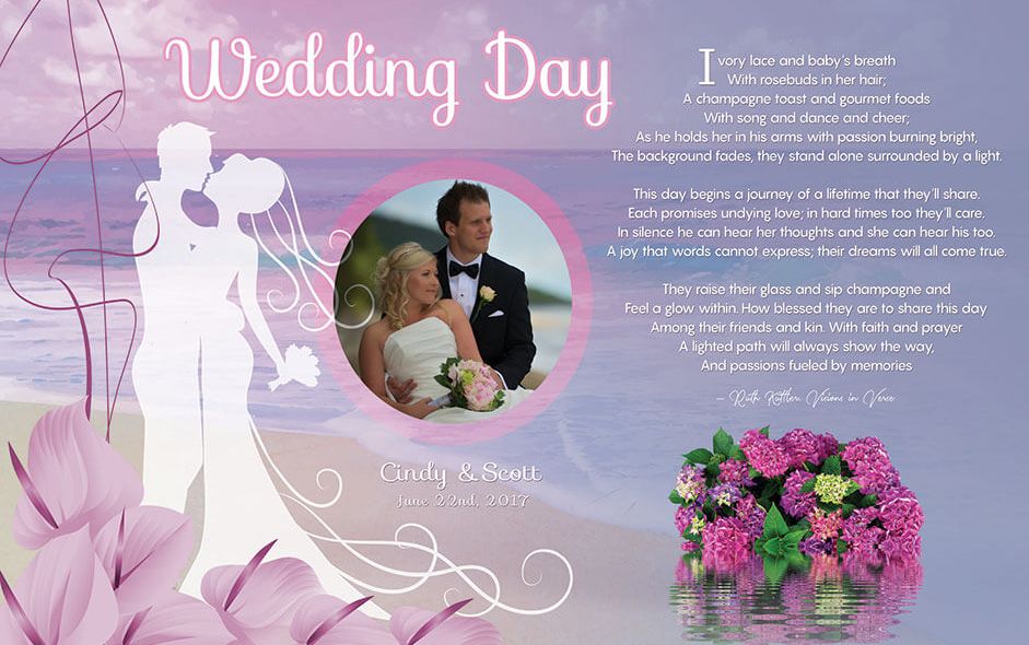 Art Poetry eCommerce Wedding Design Product