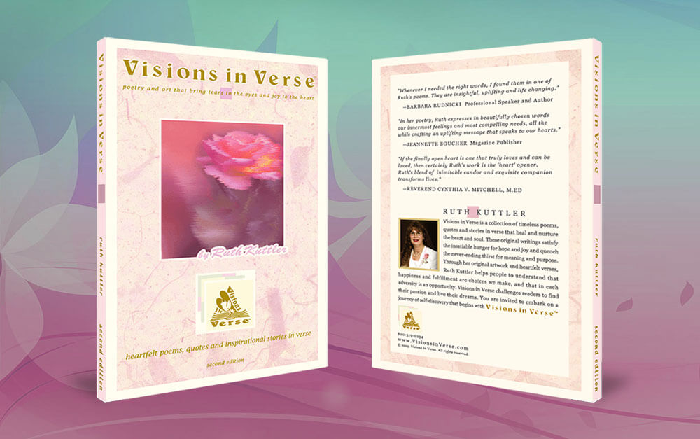 Visions in Verse Inspirational Poetry Paperback Book Cover