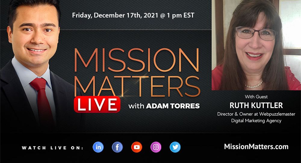 Ruth Kuttler Mission Matters Podcast Interview Promo
