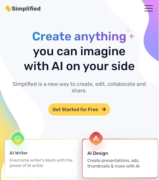 simplified ai tool