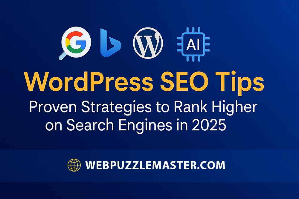 WordPress SEO Tips - Webpuzzlemaster