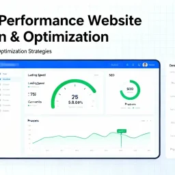 high-performing website design and optimization concept