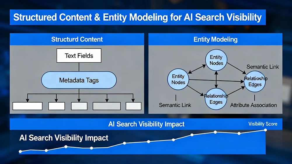 structured-content-for-AI-search Structured content and entity modeling supporting AI search visibility