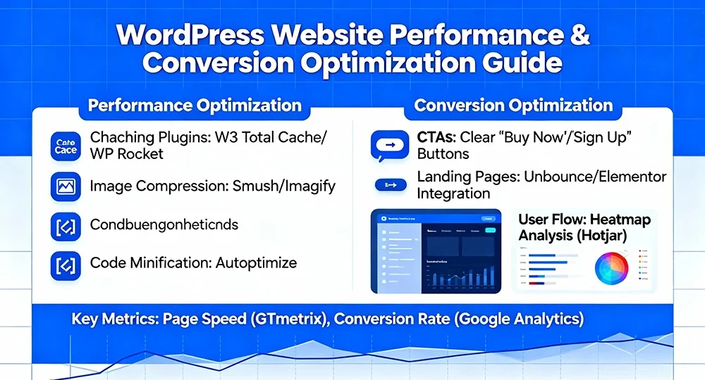 WordPress website performance and conversion optimization