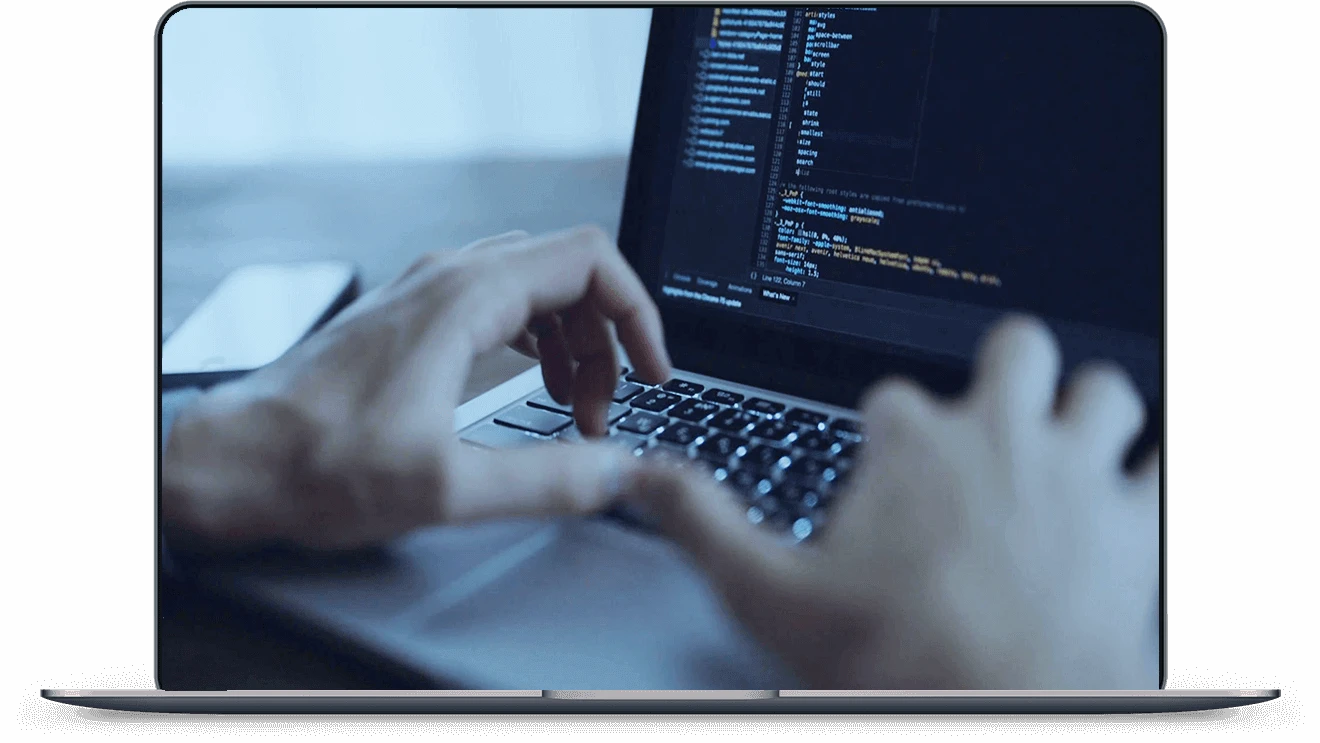programming-image-monitor (1) developer coding custom WordPress website with advanced integrations and automation.