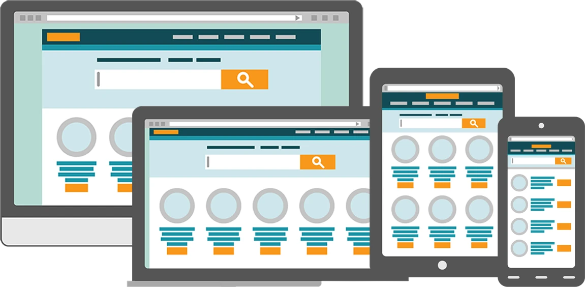 Responsive Web Design Schematic