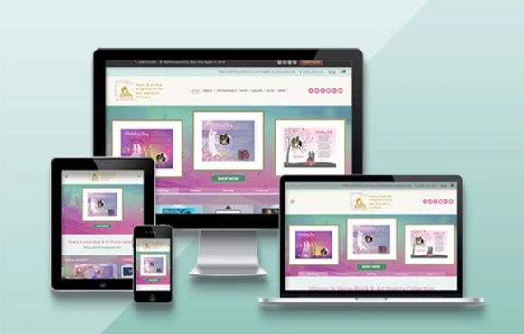 Personalized Art Poetry eCommerce Website Design Collection