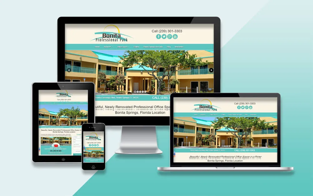 Professional Park Property Website Project