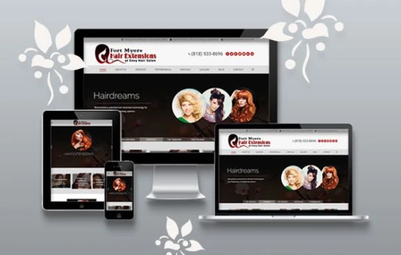 Hair Salon WordPress Website Development Project