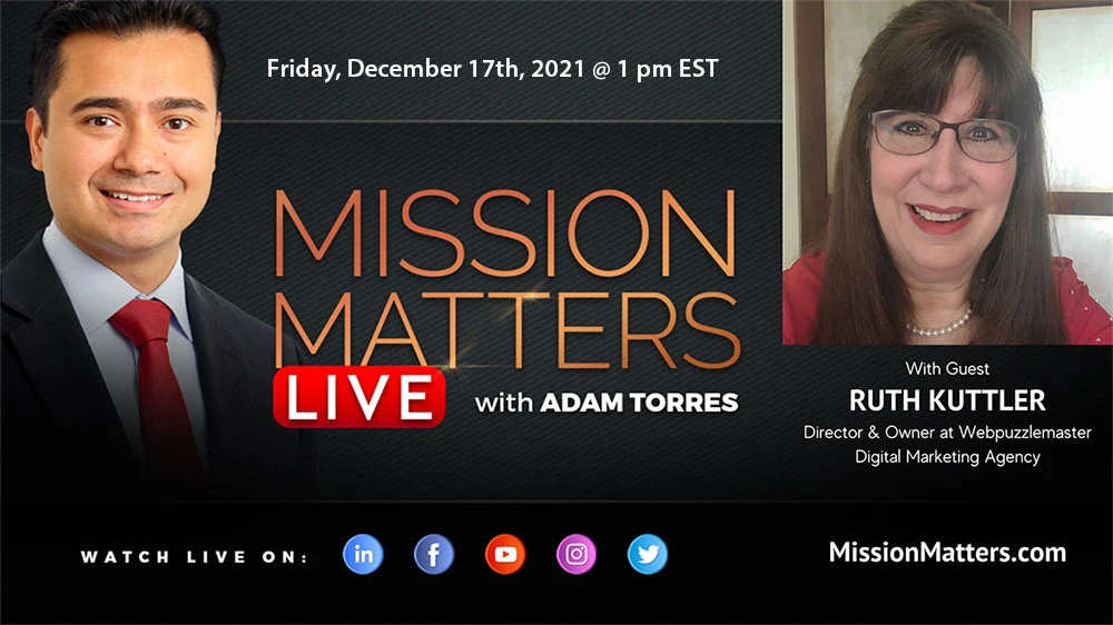 Ruth Kuttler Mission Matters Podcast Interview Promo