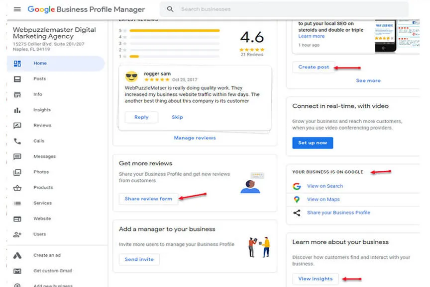 Google Business Profile Manager