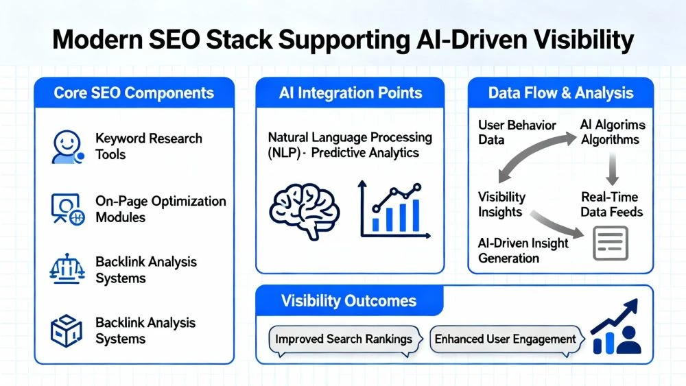 How the modern SEO stack supports AI-driven visibility
