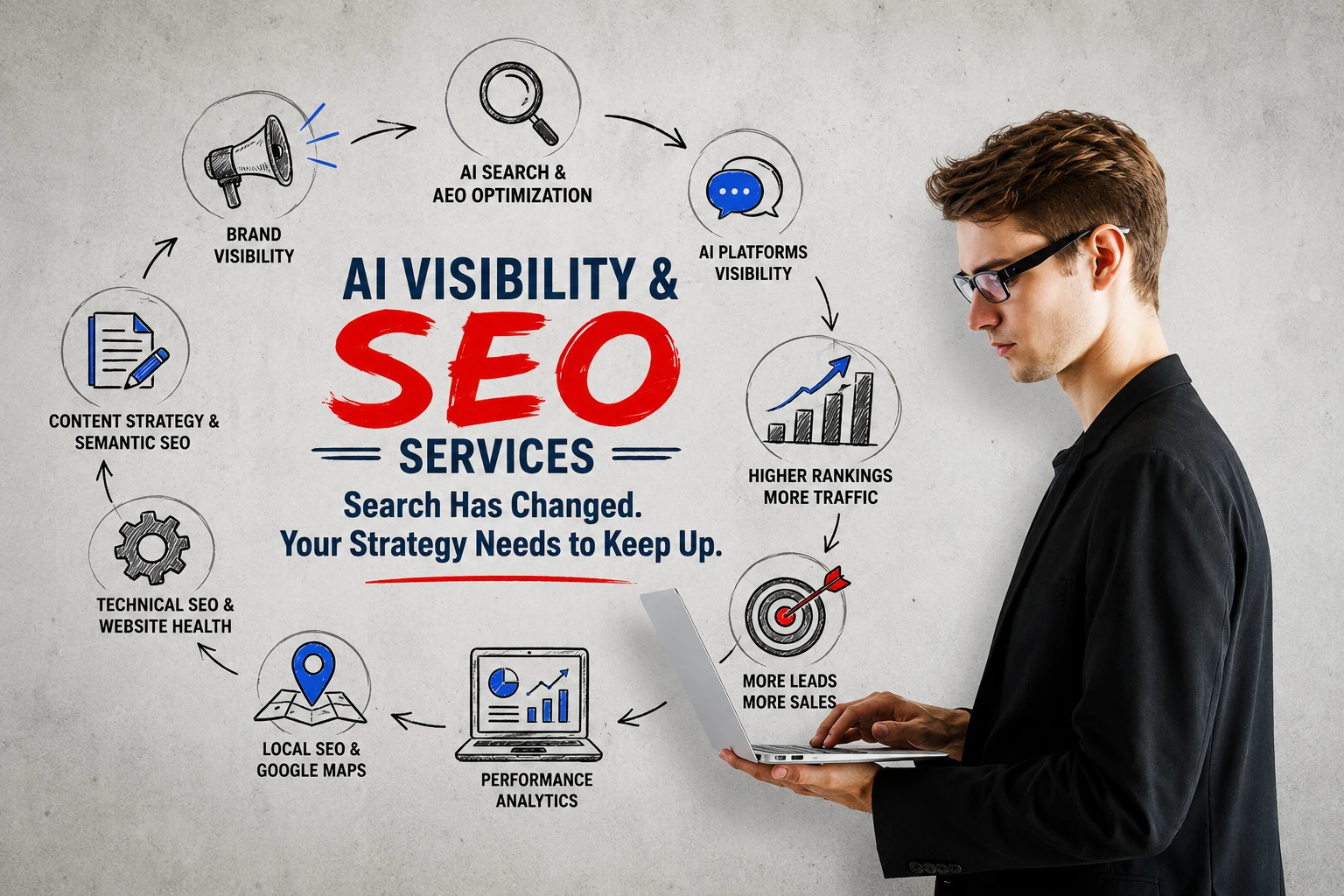 AI-driven SEO strategy in action AI-driven SEO strategy in action