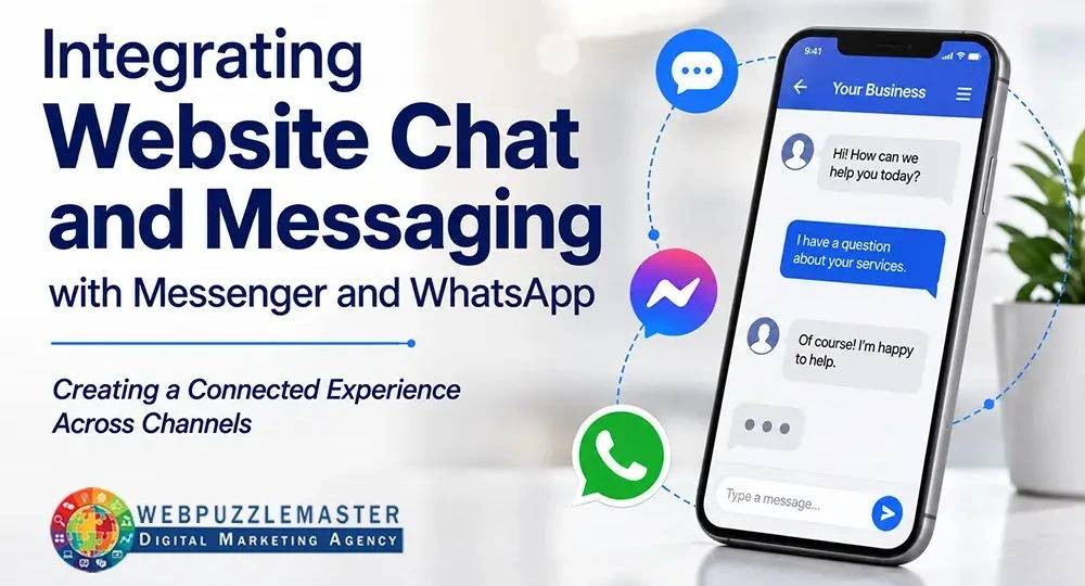 Website chat, Messenger, and WhatsApp integrated for seamless customer communication