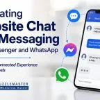 Website chat, Messenger, and WhatsApp integrated for seamless customer communication