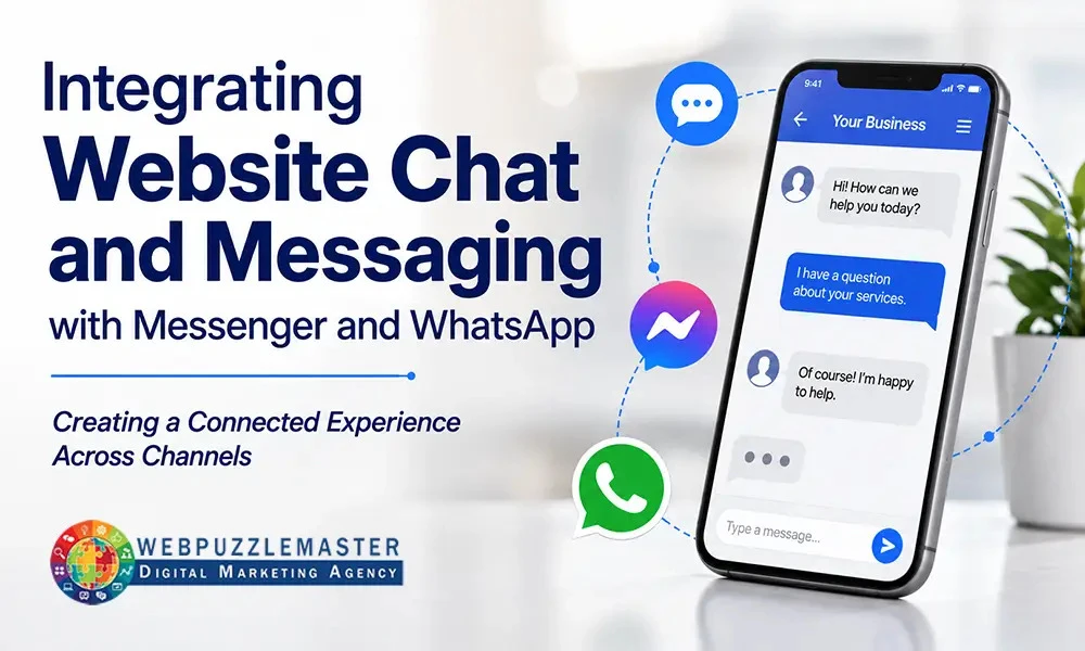 Website chat, Messenger, and WhatsApp integrated for seamless customer communication