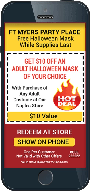 SMS Coupon for Halloween
