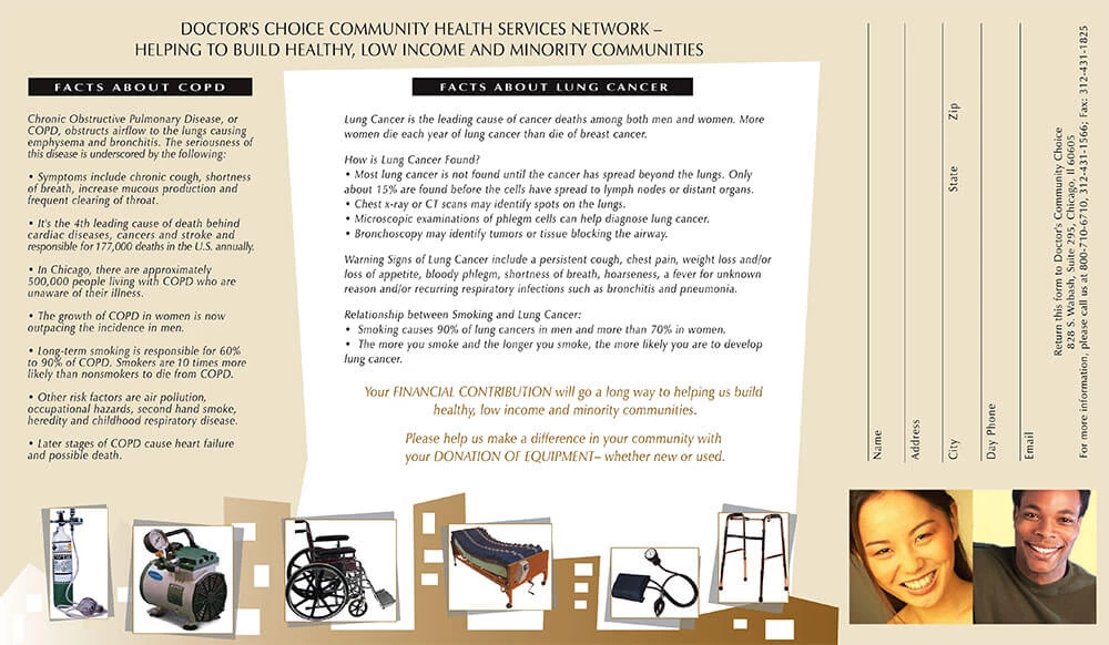 Doctors Choice Project Brochure Inside Design