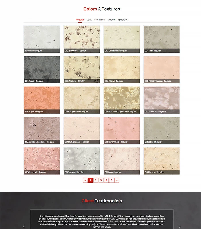 kerckhoff-colors-textures2 Precast Manufacturer Product Details